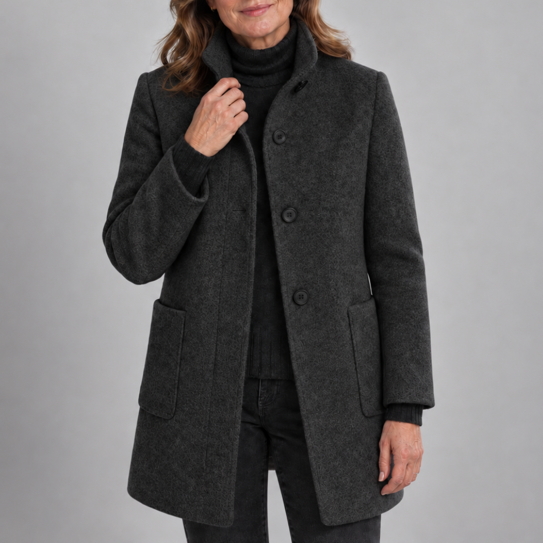 Bríd Button Coat