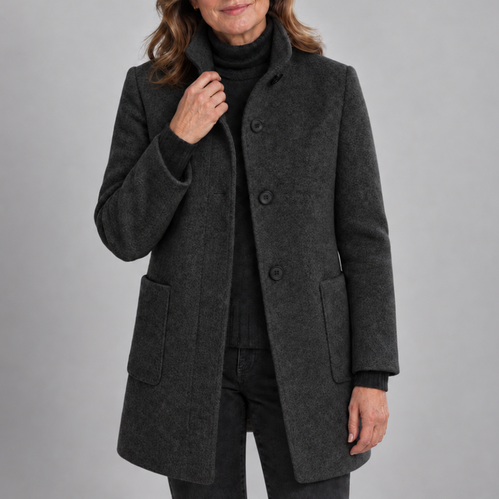 Bríd Button Coat