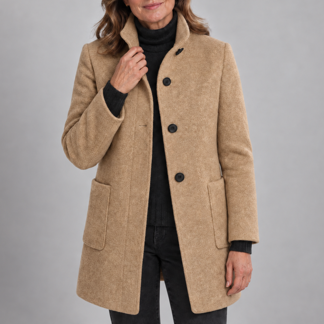 Bríd Button Coat