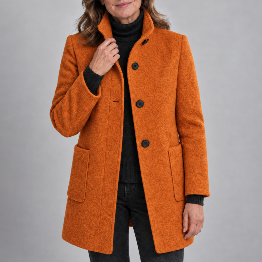 Bríd Button Coat