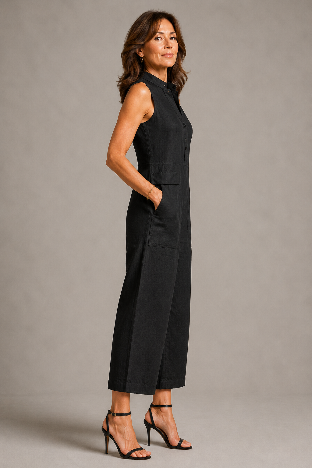 Claire Relaxed Linen Jumpsuit