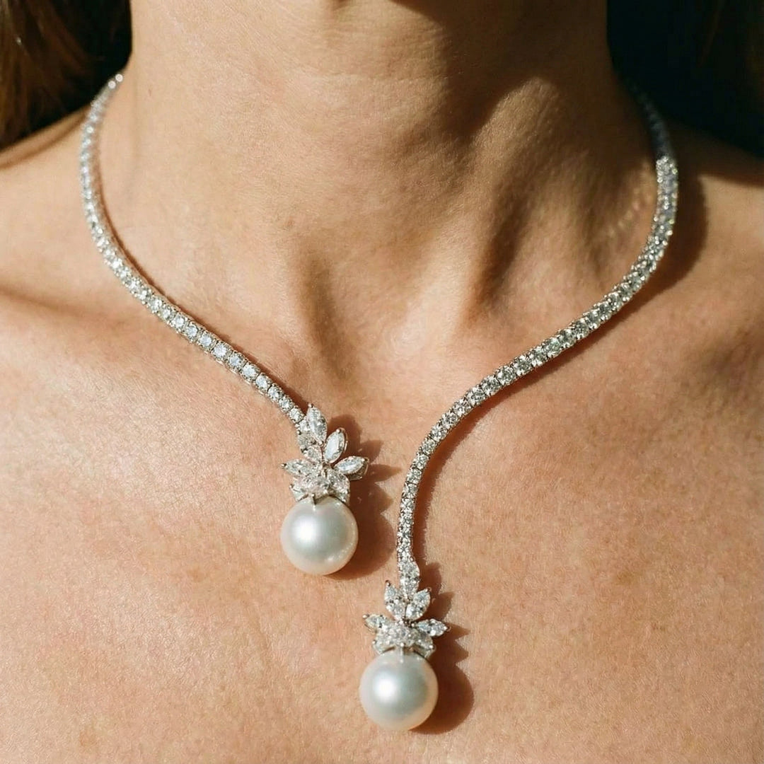 Isabella | Double Pearl Necklace