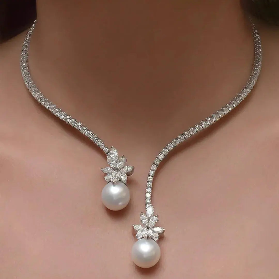 Isabella | Double Pearl Necklace
