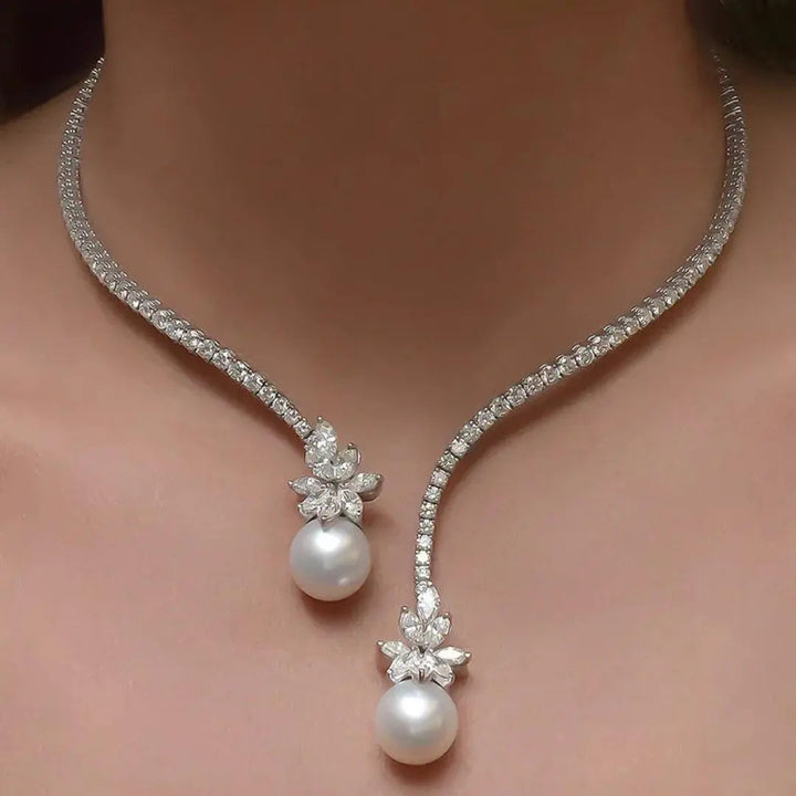 Isabella | Double Pearl Necklace
