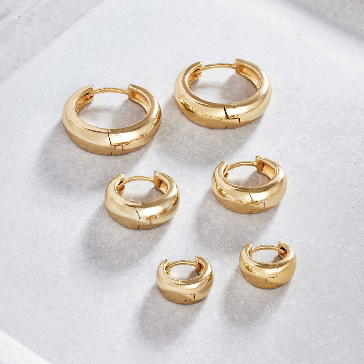 Deirdre Mini Gold Hoop Earrings
