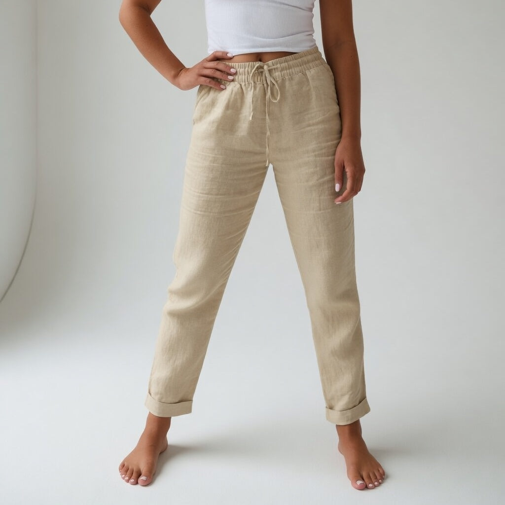 Wendy Cotton Drawstring Trousers