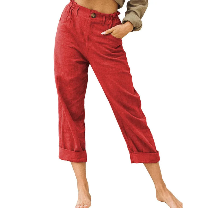 Kathleen Relaxed Cropped Trousers