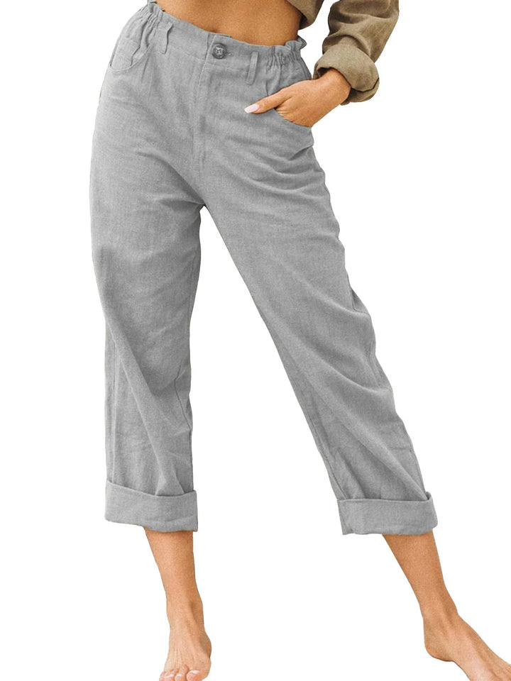 Kathleen Relaxed Cropped Trousers