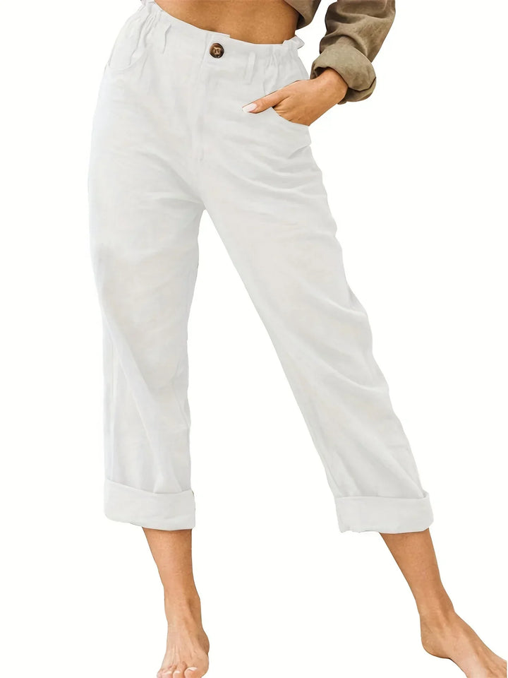 Kathleen Relaxed Cropped Trousers