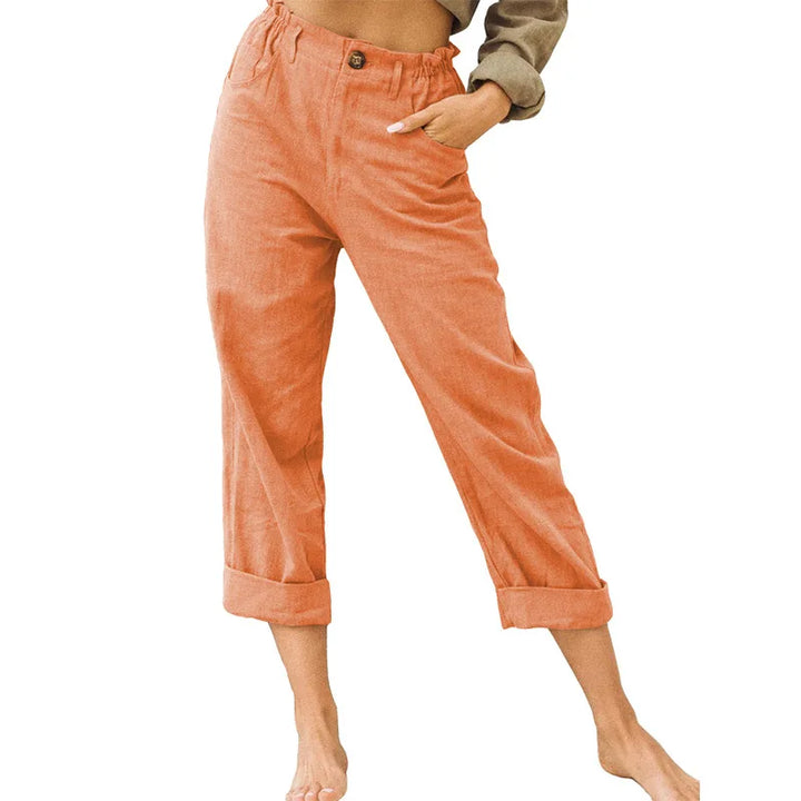 Kathleen Relaxed Cropped Trousers