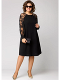 Barbara | An elegant, sexy black lace dress