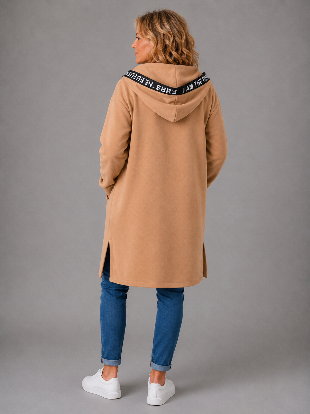 Eileen Fleece-Lined Hooded Coat