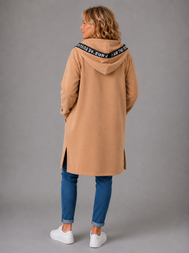 Eileen Fleece-Lined Hooded Coat