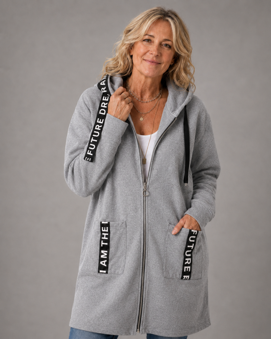 Eileen Fleece-Lined Hooded Coat