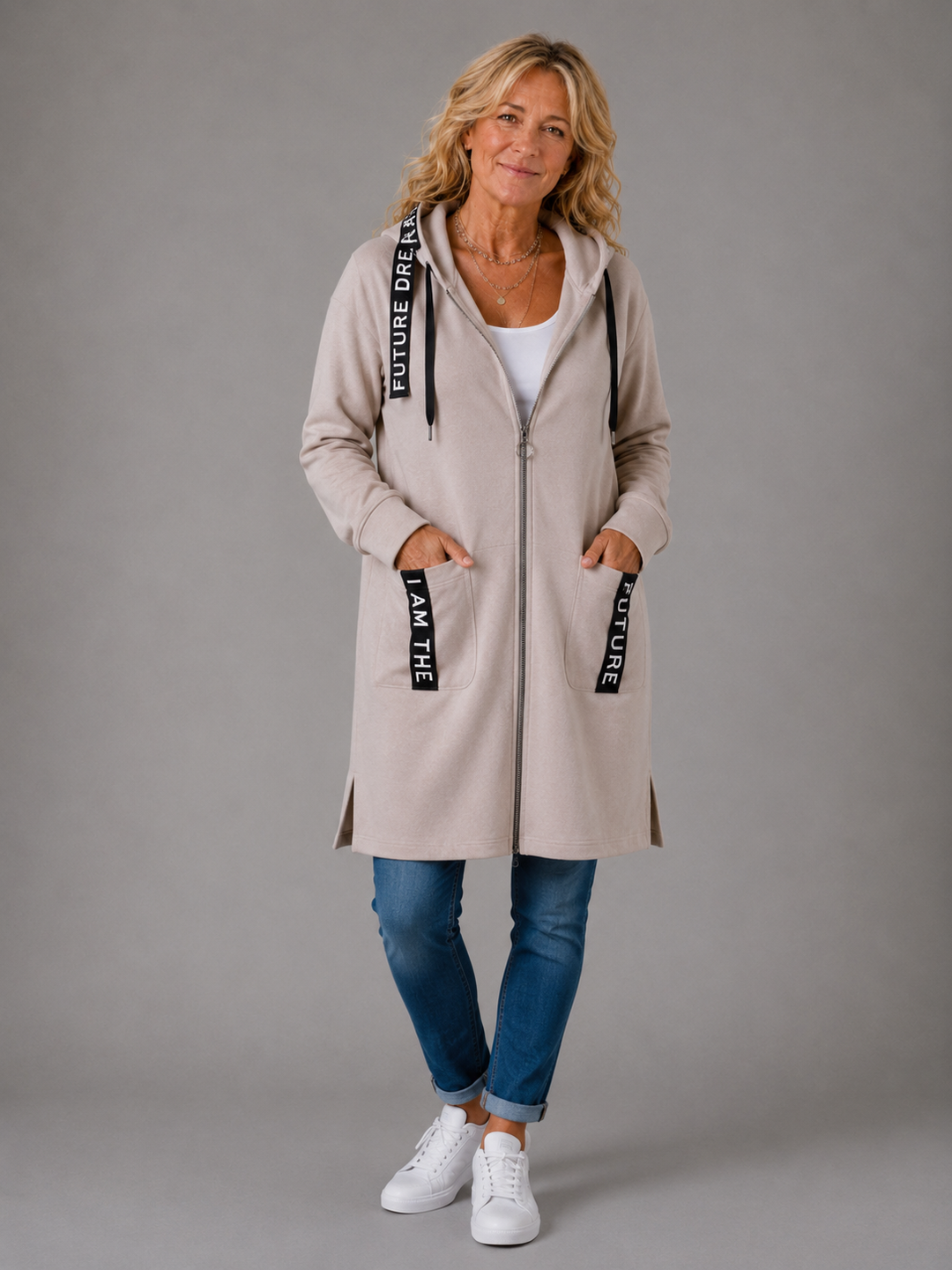 Eileen Fleece-Lined Hooded Coat