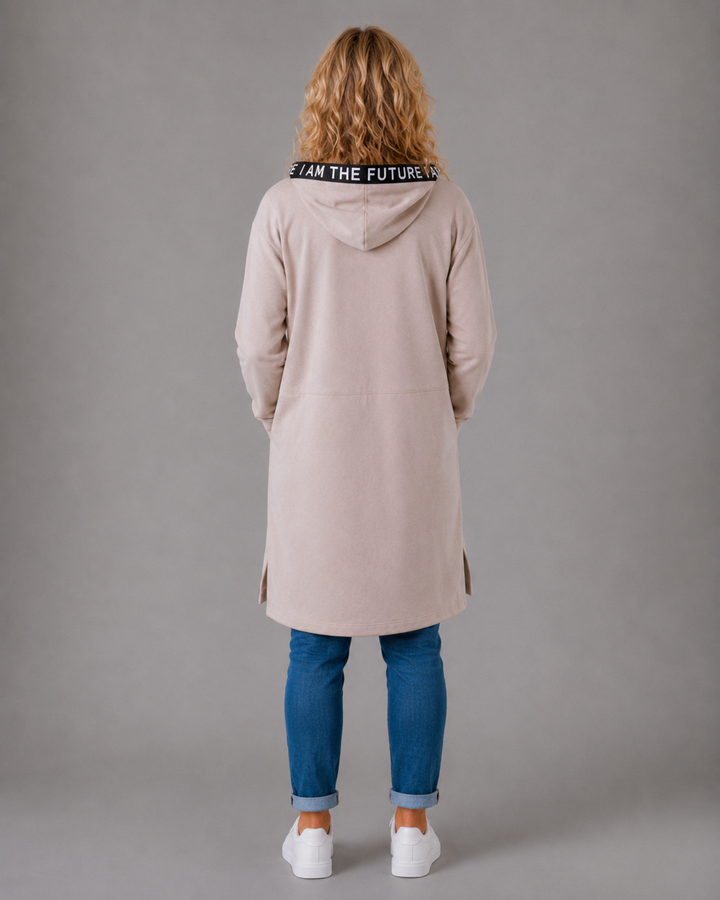 Eileen Fleece-Lined Hooded Coat
