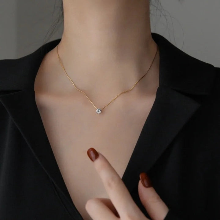 Erin Solitaire Necklace