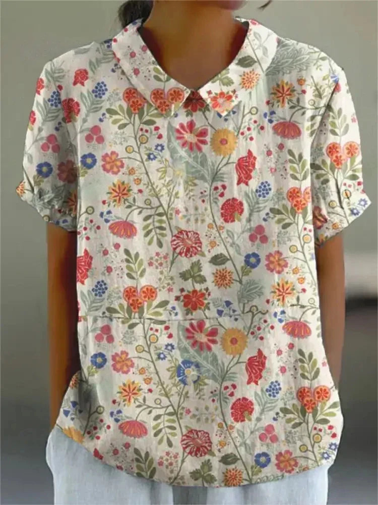 Clodagh Blue Floral Blouse