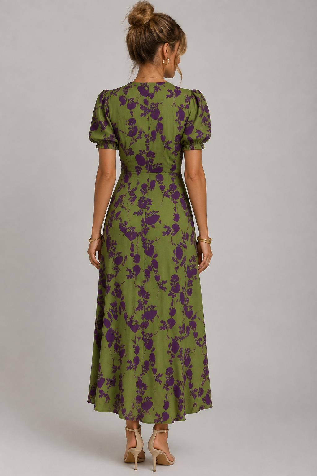 Sheila Floral Wrap Midi Dress