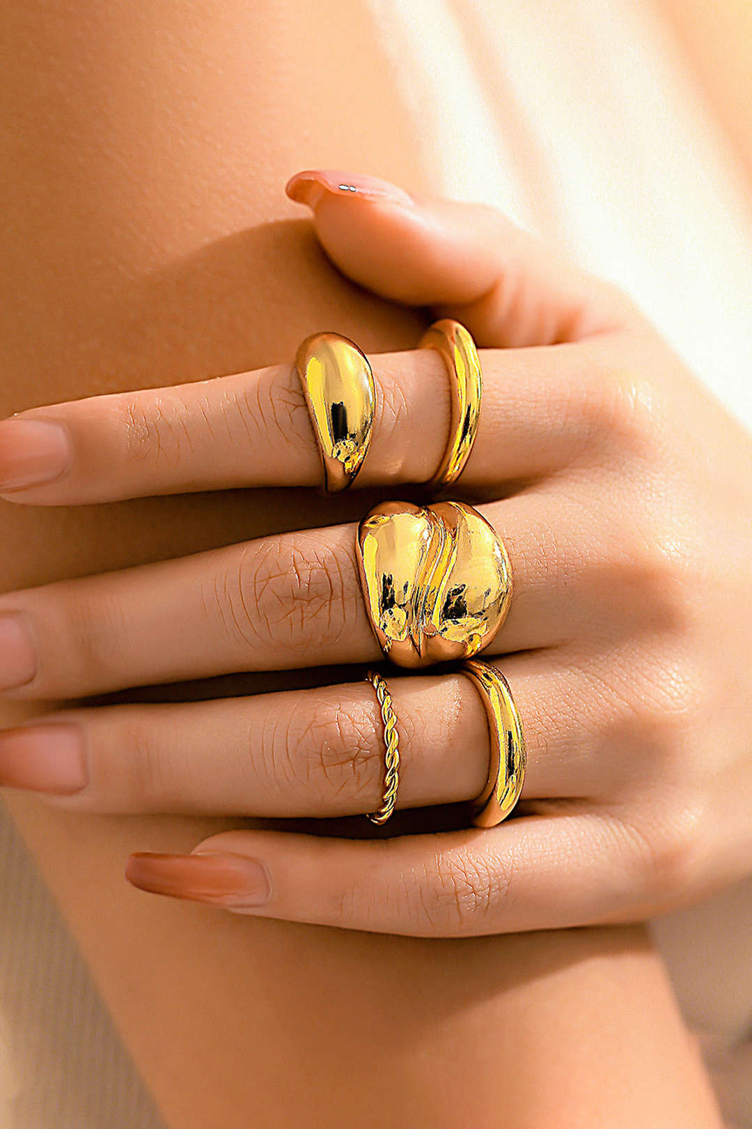 Mezcla | 4 Rings Set