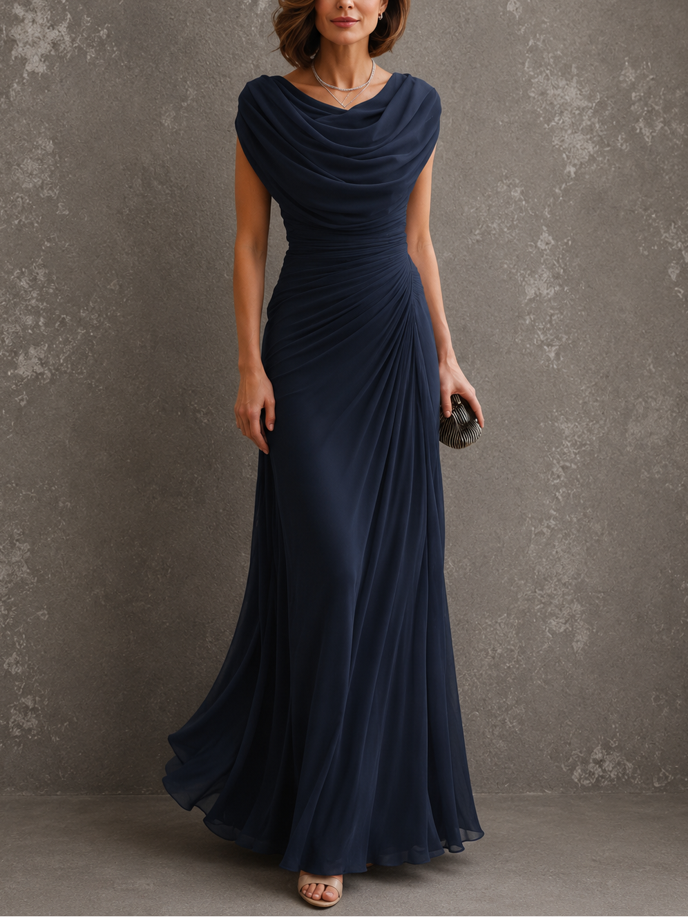 Jenna - Draped Maxi Dress