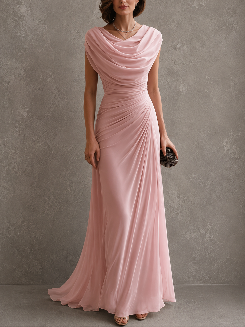 Jenna - Draped Maxi Dress