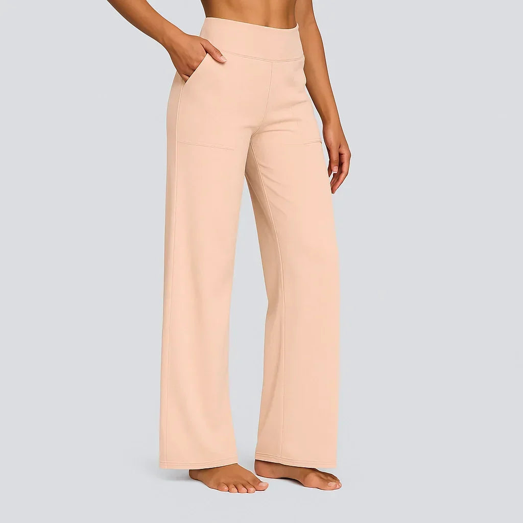 Marilyn Stretch Wide-Leg Trousers