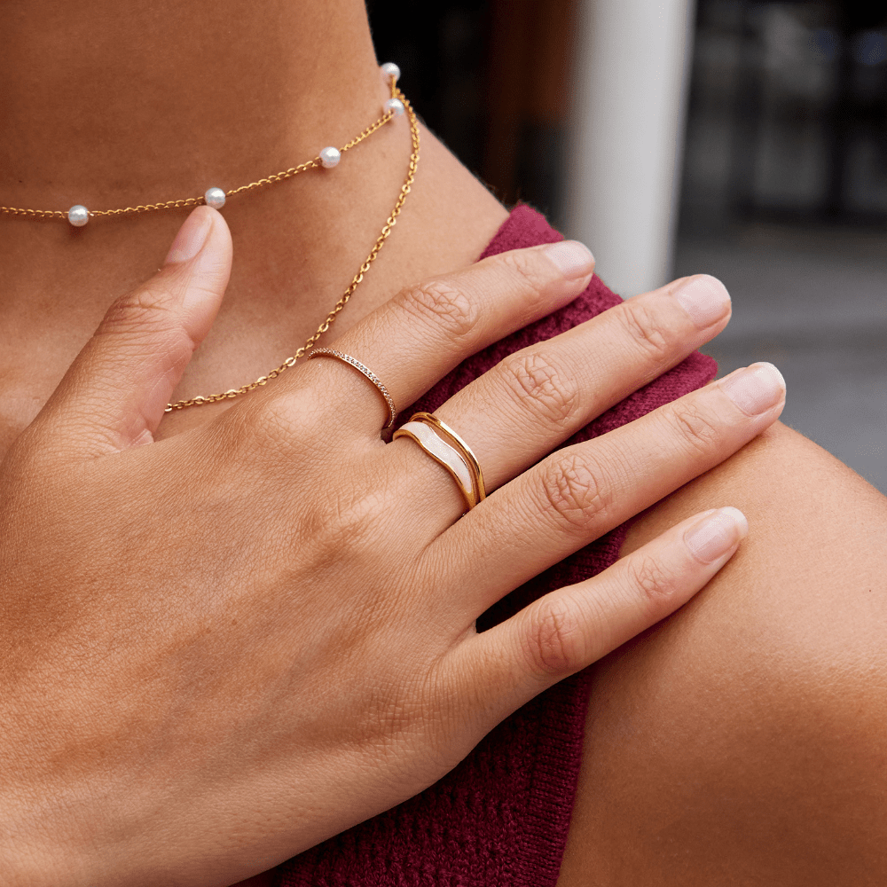Fiona Layered Gold Ring