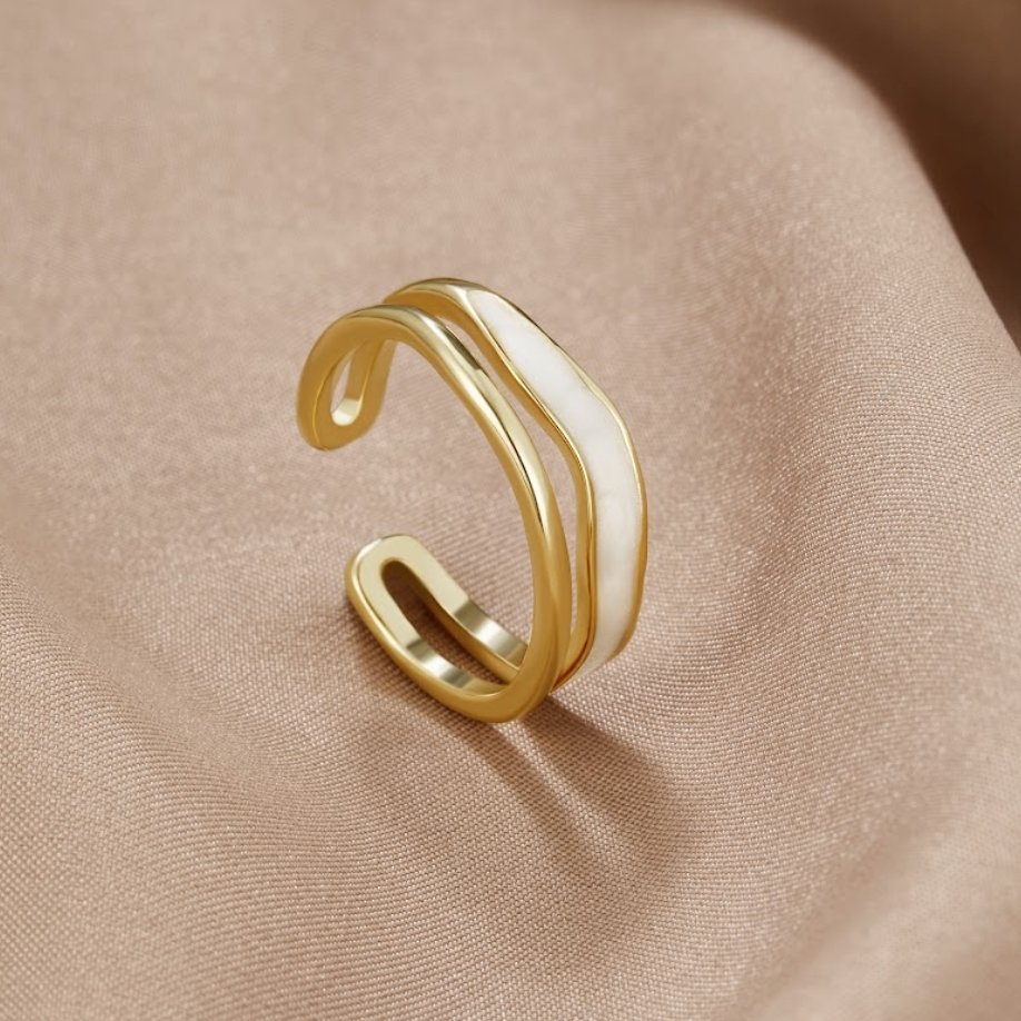 Fiona Layered Gold Ring