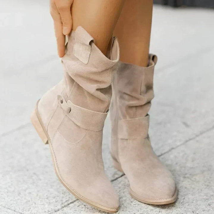 FRANCINE | LOW-HEELED ANKLE BOOTS