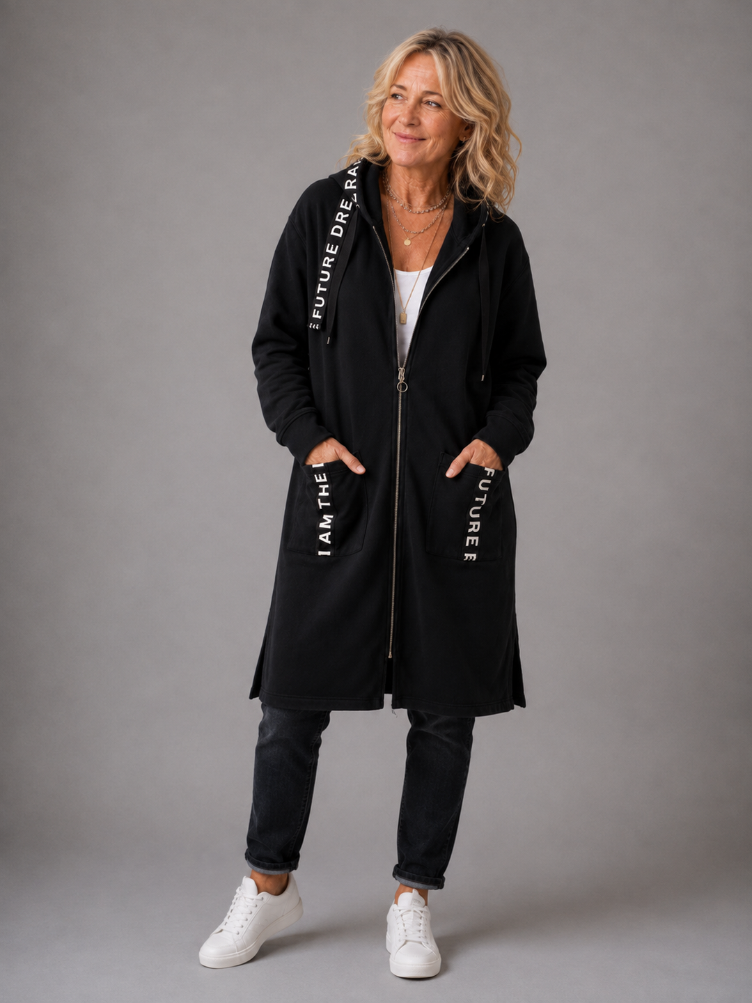Eileen Fleece-Lined Hooded Coat