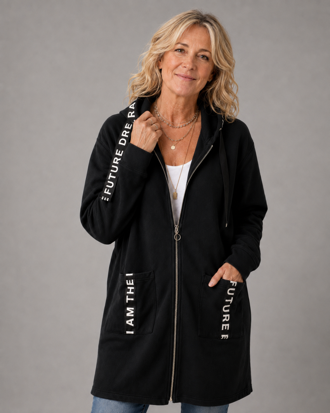 Eileen Fleece-Lined Hooded Coat