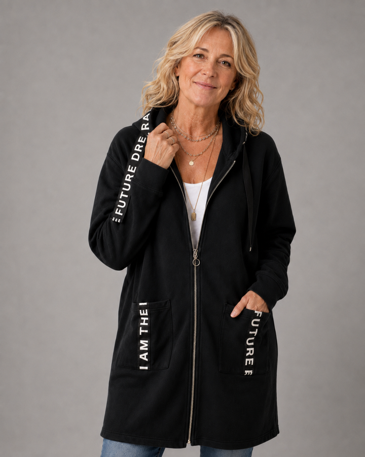 Eileen Fleece-Lined Hooded Coat