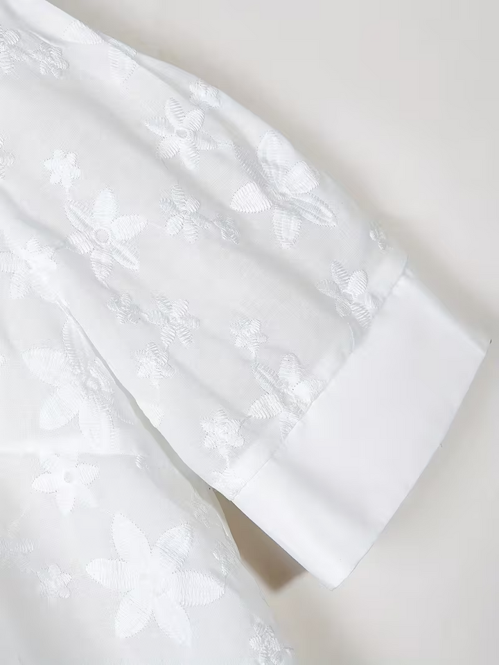 Gráinne Embroidered Floral Blouse