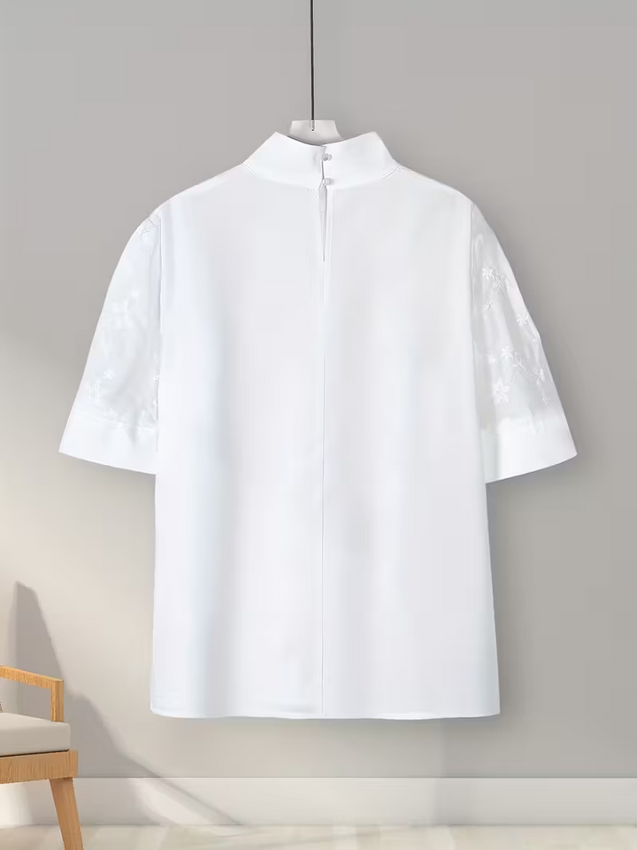 Gráinne Embroidered Floral Blouse