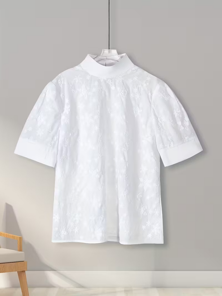 Gráinne Embroidered Floral Blouse