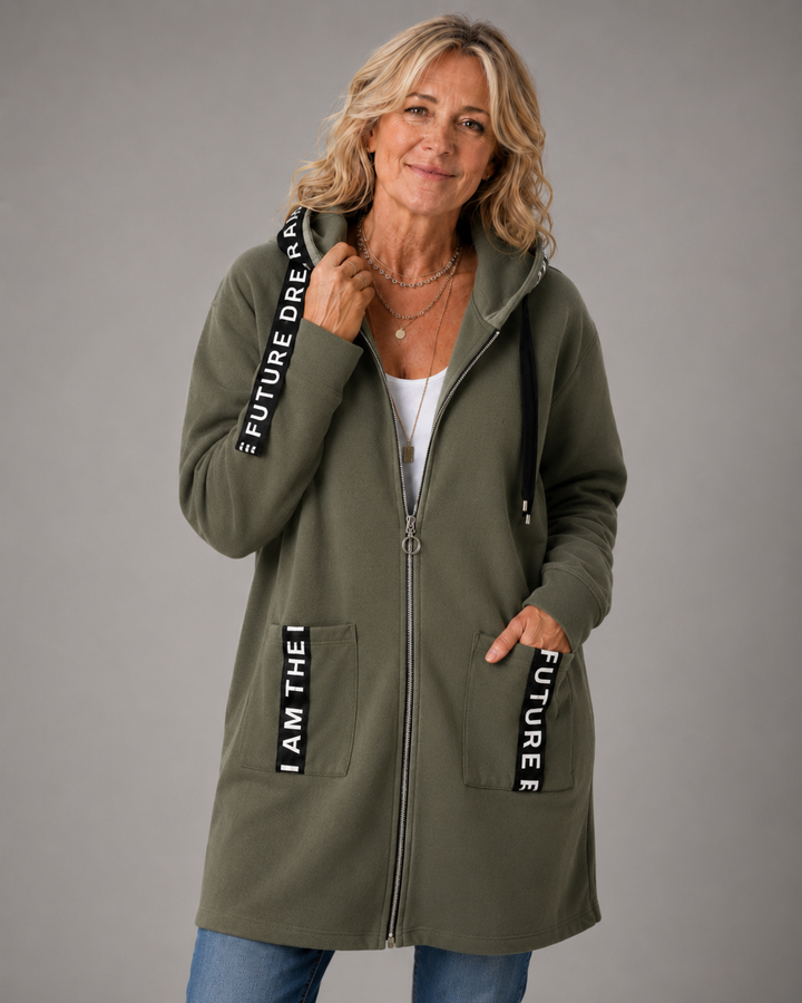 Eileen Fleece-Lined Hooded Coat