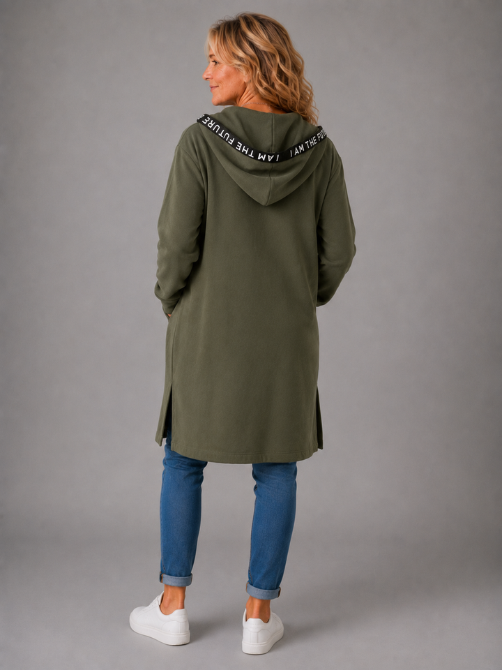 Eileen Fleece-Lined Hooded Coat